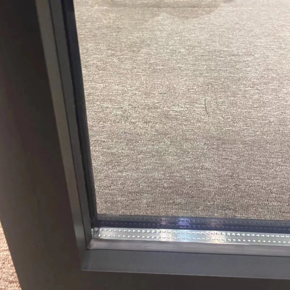 Thermal break fire rated waterproof fixed glazing aluminum windows