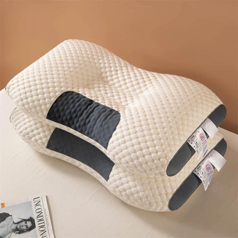 Highly elastic and soft neck pillow Helps improve sleep and protect the neck Washable bed pillow