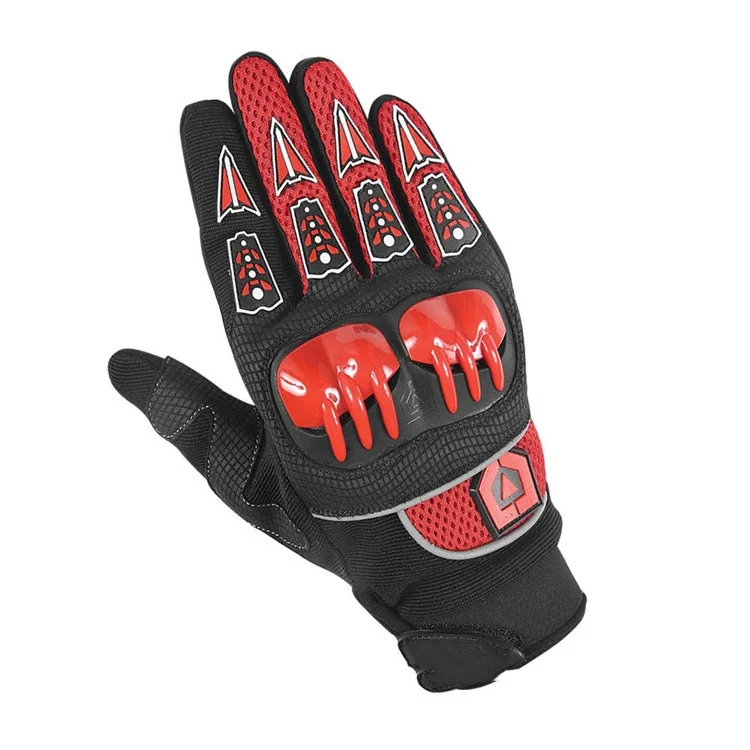 OEM Custom Genuine Leather Motorcycle Gloves Carbon Protect Motorbike Gloves Driving Racing Riding Gloves