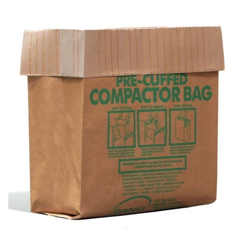 Pre-cuffed Paper Compactor Bag
