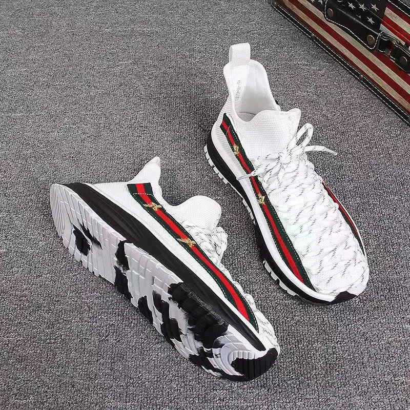 Wholesale Best Selling Men High Quality Breathable Skateboard Shoes Stock Cheap Price Fashion fly knit Skateboard Shoes