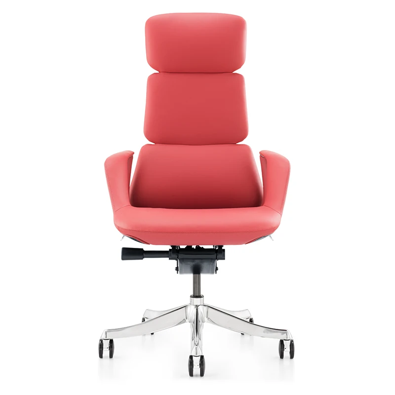 Luxury Design Genuine Leather Office Chair Executive With Separated Lumbar Support For Manager