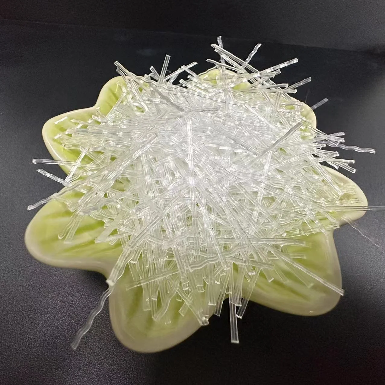 Civil Engineering Additive PP Macro Fiber Wave Form 24-60mm For Cement Reinforcement And Anti-Carcking