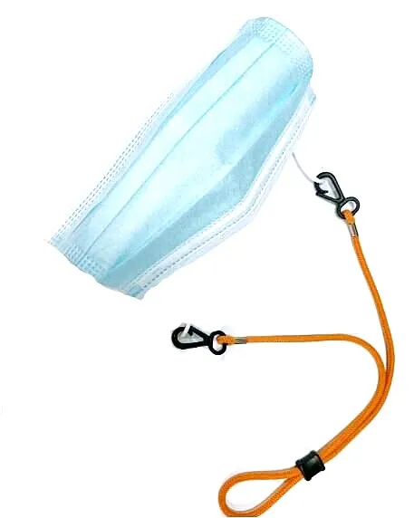 Adjustable facemask lanyard strap bead lanyard for kids women men