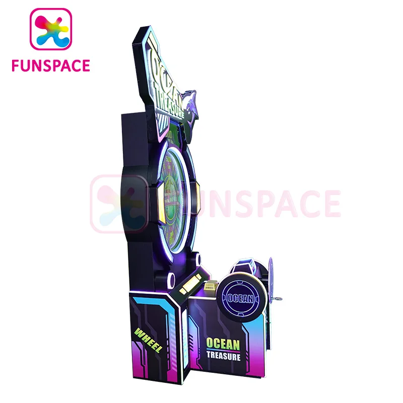 Funspace coin operated arcade ticket turntable redemption game machine for game center