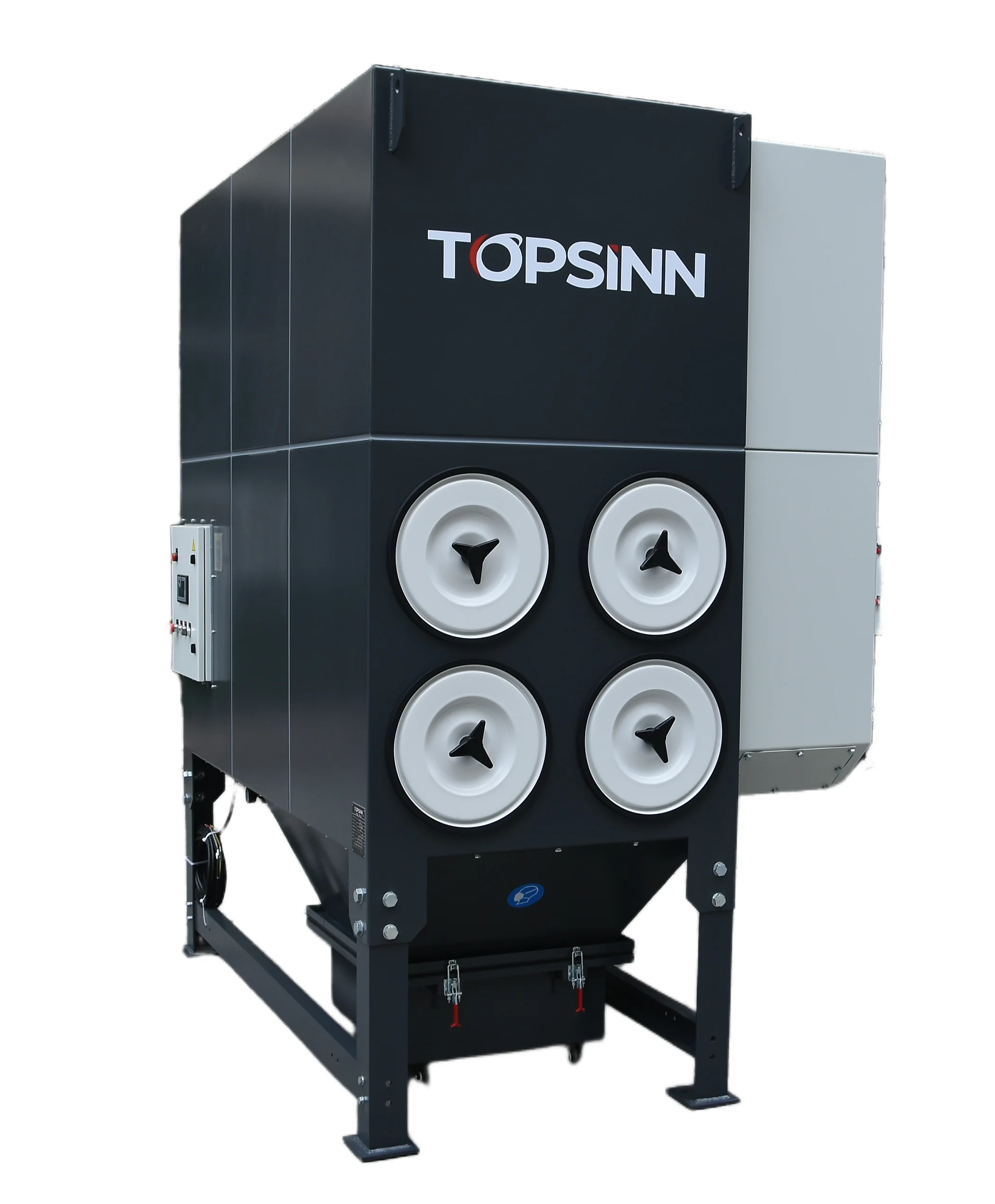 TOPSINN 11KW SIEMENS MOTOR 8 Filter cartrige Donaldson Dust Collector laser fume extractor hepa filter