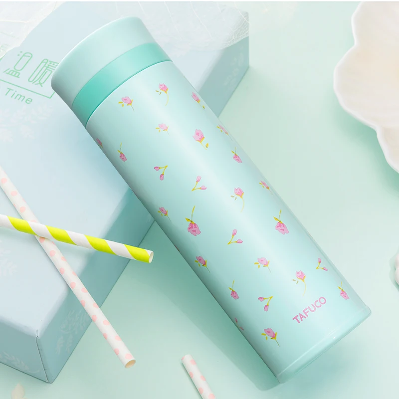 Vacuum Thermos Insulated Insulated Flask Water Bottle Stainless Vacuum Steel High Grade 330ml Applicable for Boiling Water Drink