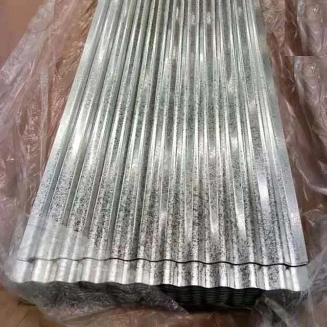 Trapezoid Shape Corrugated Steel African IBR DX51D PPGI Wavy Roofing Sheet