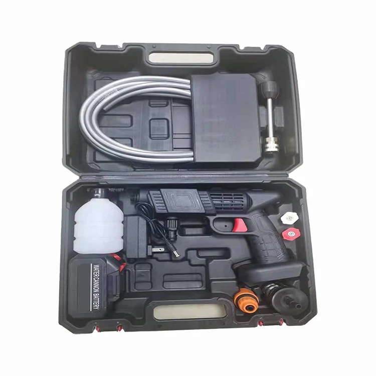 Factory New Lithium Battery Water Washing 24 V Wireless Mobile Car Washer Electric Portable Water Gun