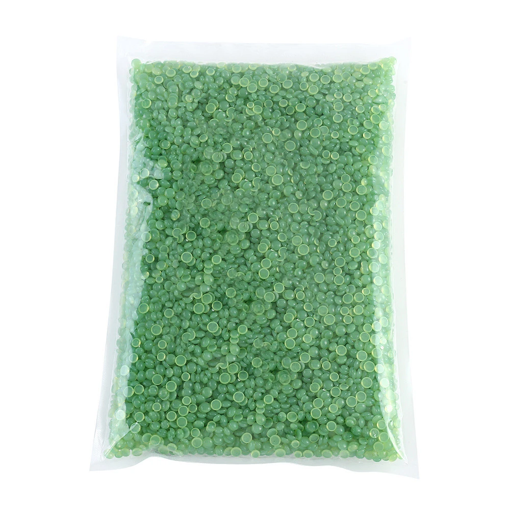 
Brazilian beauty skin scented aloe vera hair removal hard wax beans full-body depilatory wax beads 