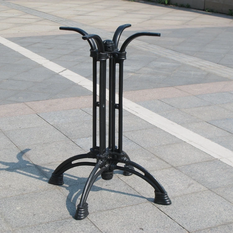 Commercial Restaurant 720mm Outdoor Decorative Cast Iron Table Legs