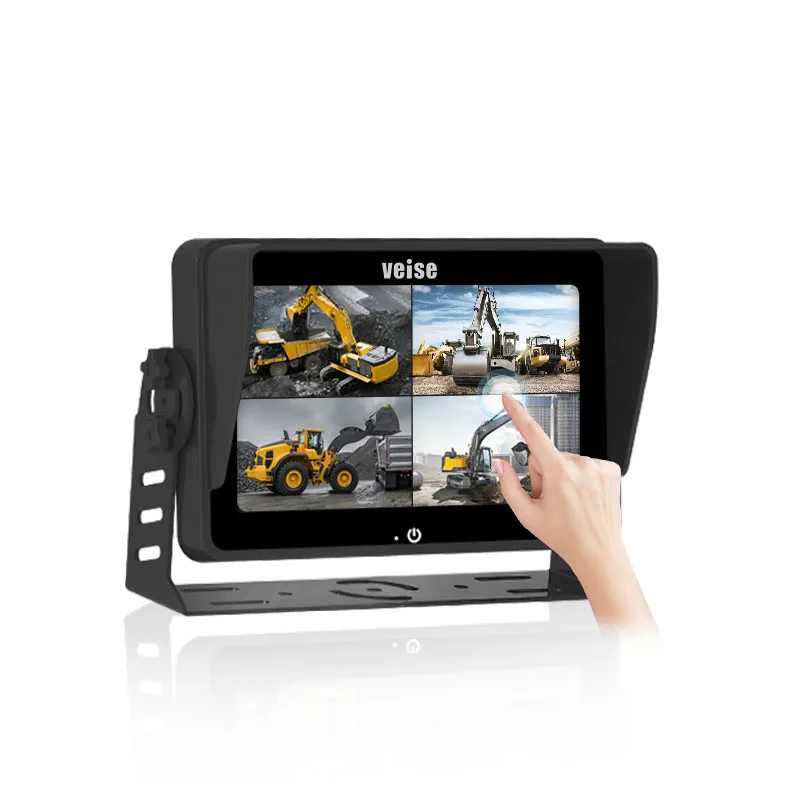 7-inch HD Touch Quad Screen Monitor Camera System