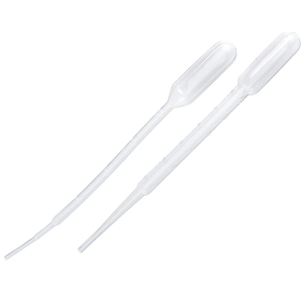 1ml Disposable Transfer Pipette Plastic Disposable Eye Dropper Squeeze Type Graduated Pipettes