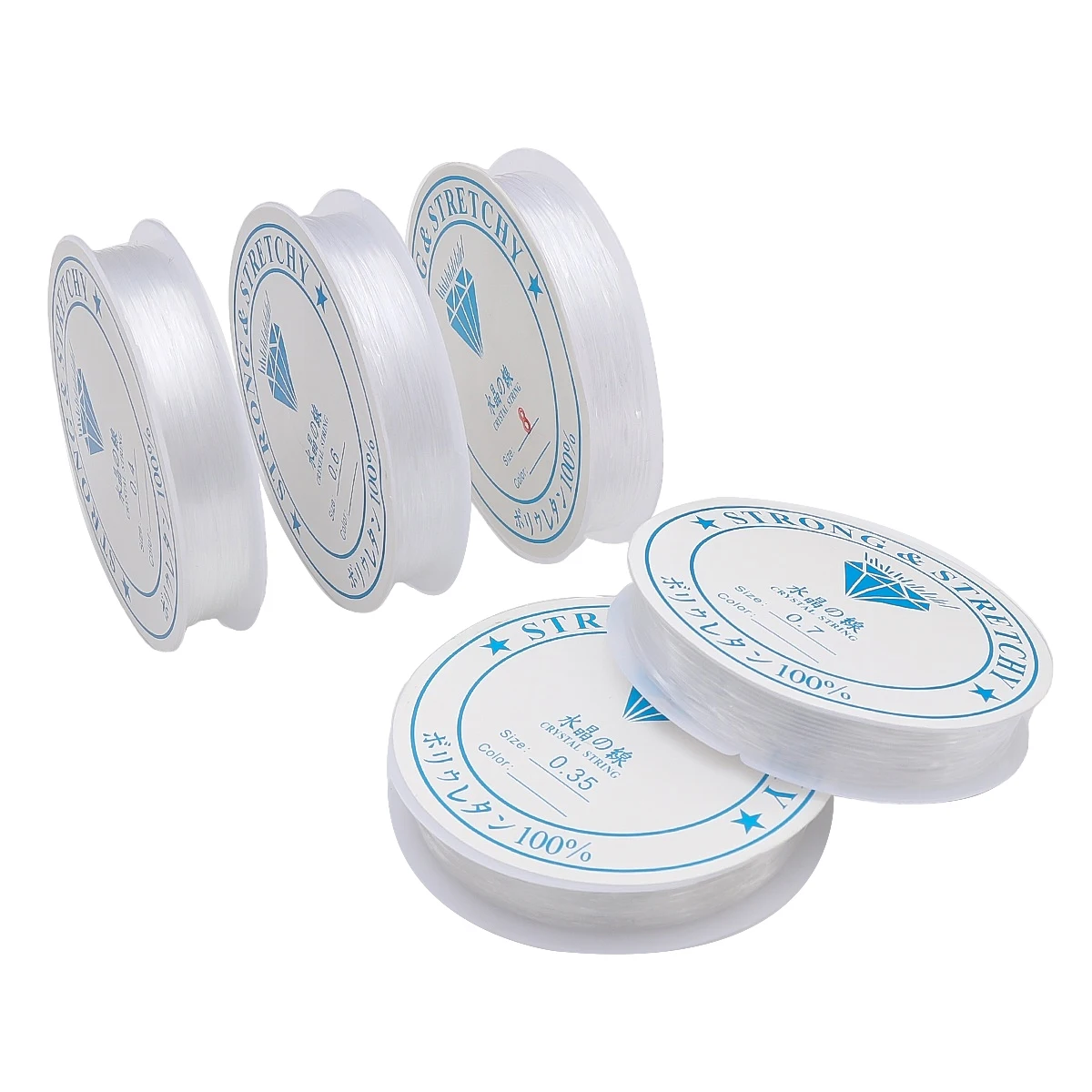 Cheap Price Wholesale Non-Stretch Fishing Lines Wire Non-Elastic Nylon String Beading Bead Cord Thread For Jewelry Making