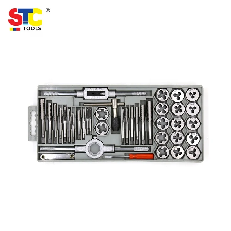 20pcs tap and die set HSS alloy steel screw thread tap thread rolling die tap&die