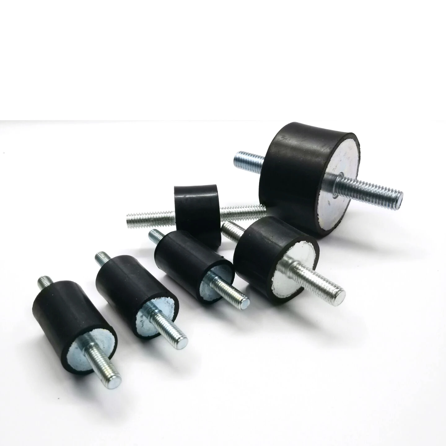 Customized natural rubber vibration isolation damper male and female rubber buffer