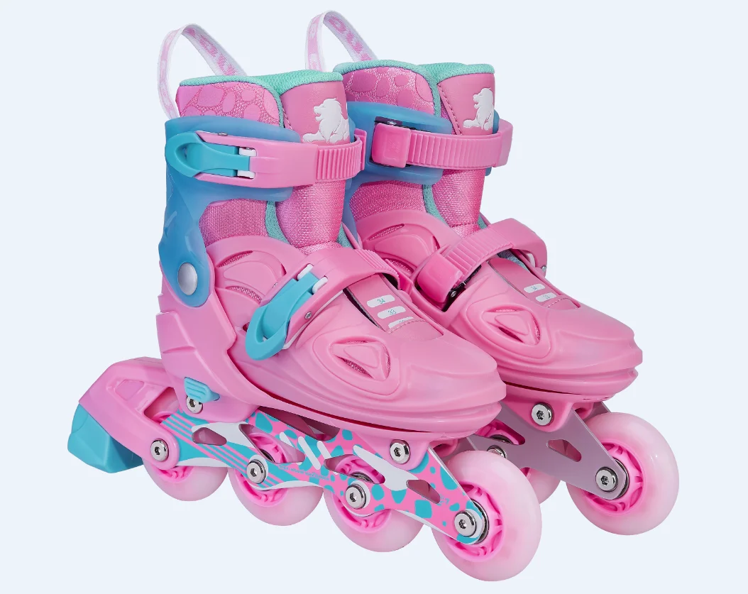 COUGAR children adjustable inline skate pp hard shell with full set protectors