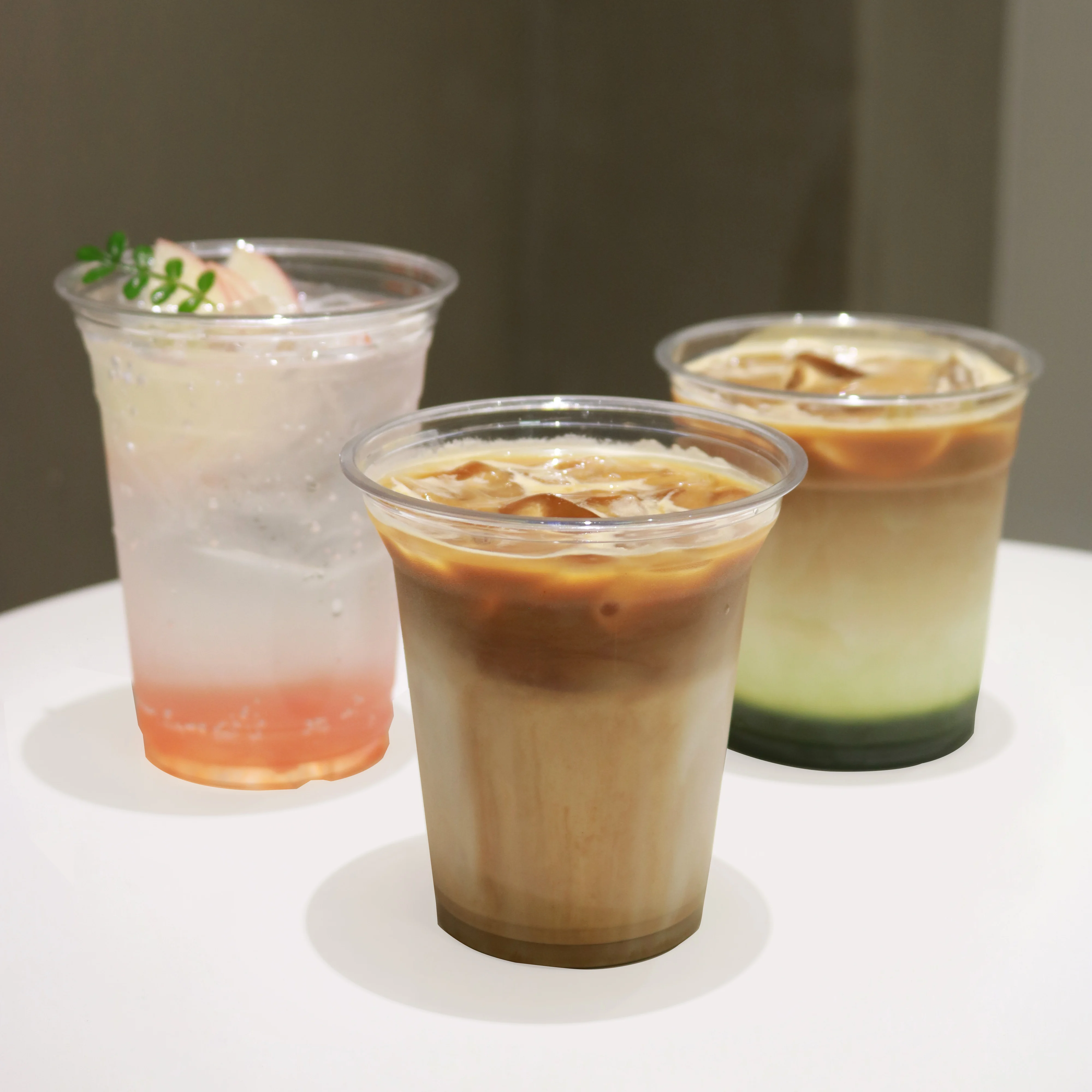 Yogurt Cup Lid Boba Tea Coffee Cups with Lid Logo Plastic Printed Customized Beverage Drinking Cups Disposable Eco Friendly PET