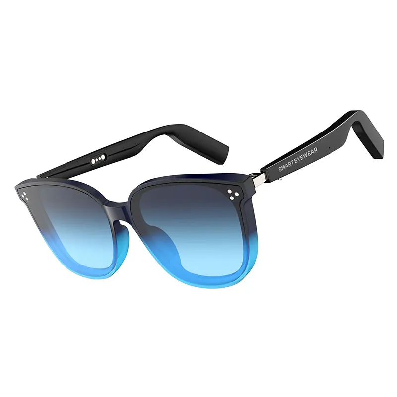 Fashion design  acetate sunglasses   headphones with  headset smart  sunglasses