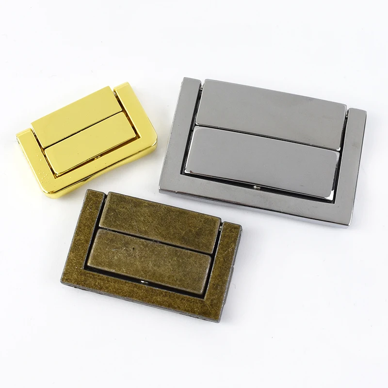 Deepeel E6-21 31/38/46mm Bag Hardware Accessories Handbag Simple Lock Wallet Decorative Lock DIY Bag Small Square Lock