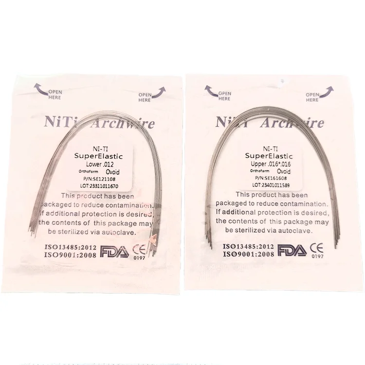 
Special Hot Selling Dental Round Nitinol Arch Wire Orthodontic Posted Lingual Arch Wire 