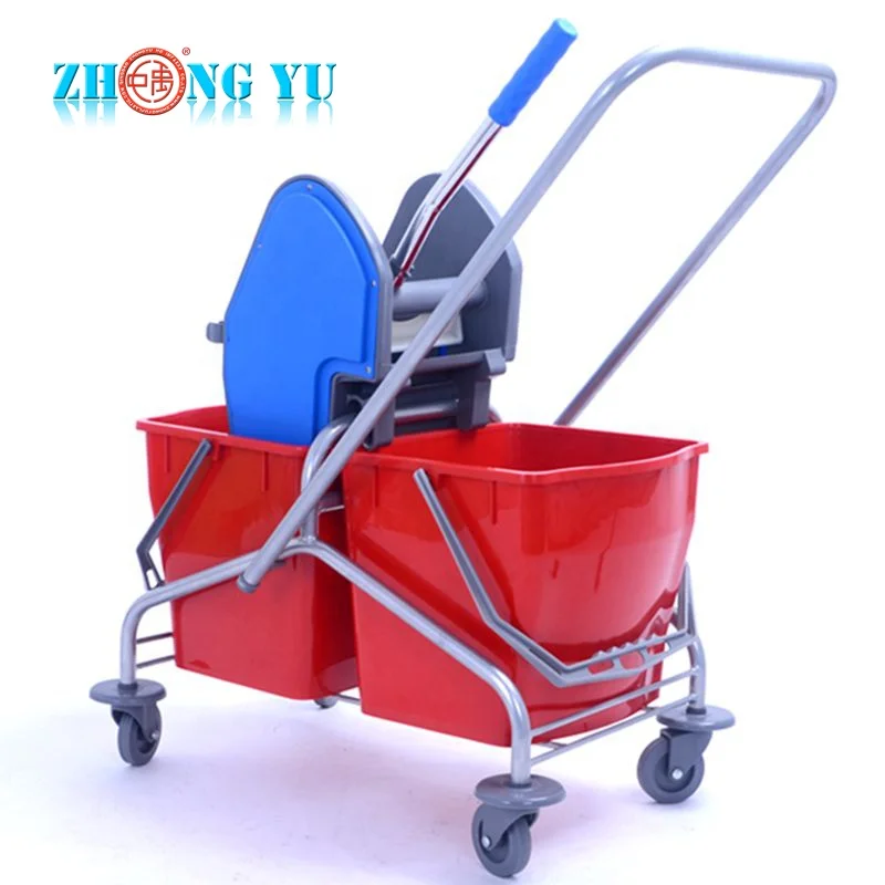 Тележка ZY4004 Down Press 2x20 L с двойным ковшом
