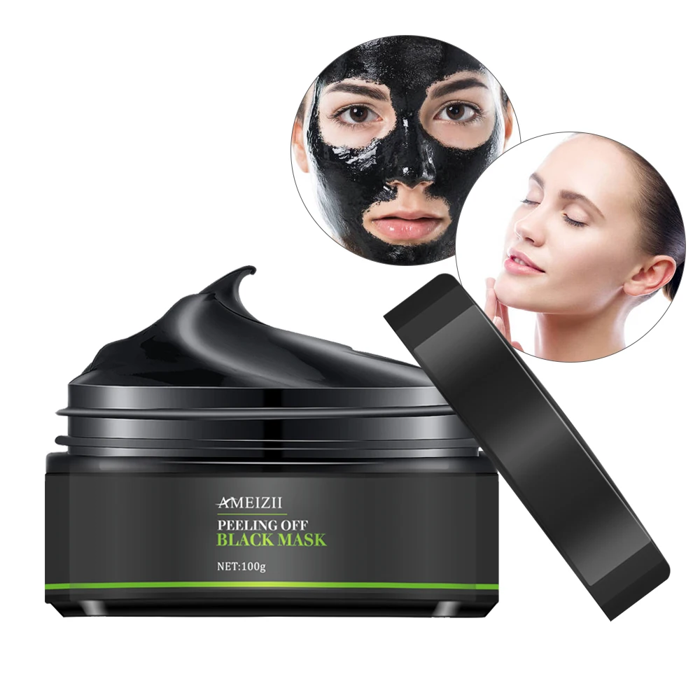Private Label Blackhead Peel off Mud Face Mask Facial Skin Care Cosmetics Beauty makeup Deep Cleansing AntiAging Clay Mask