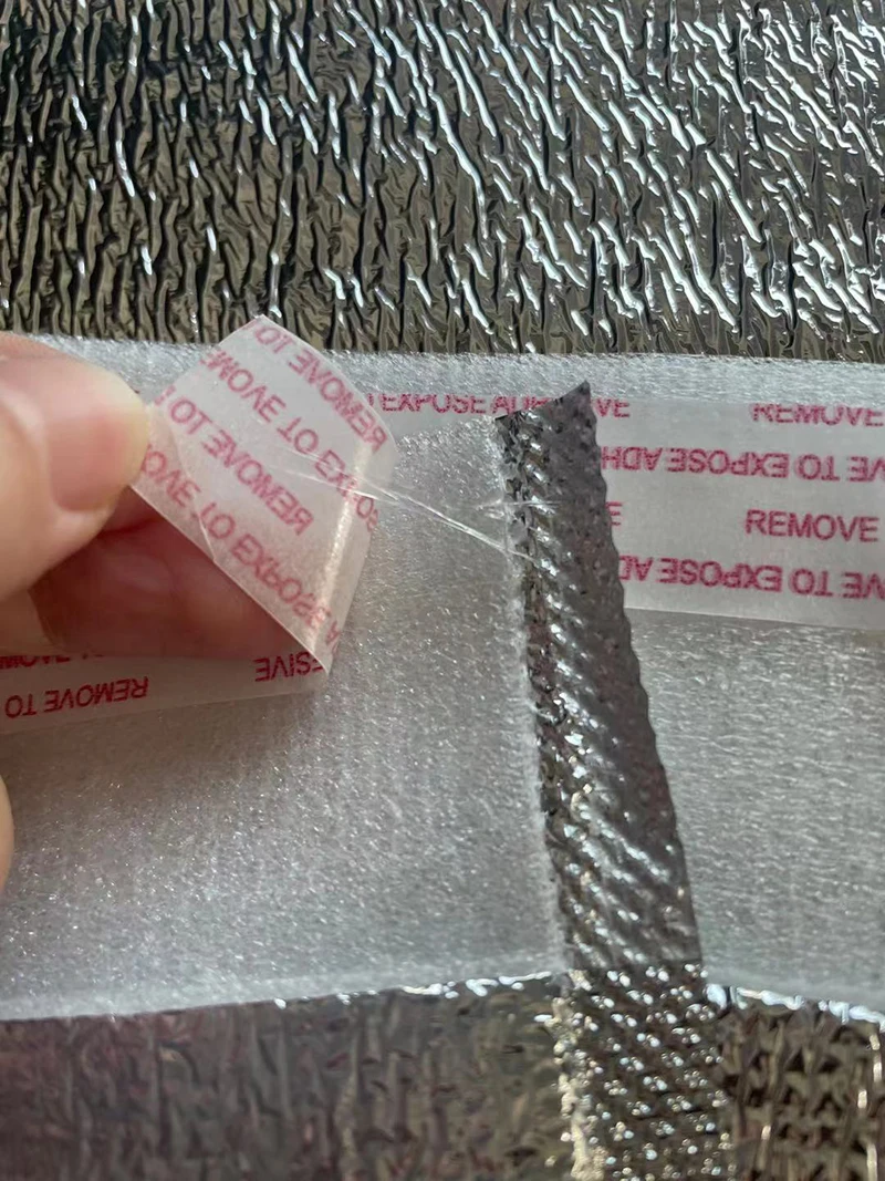 Thermal bag portable folding EPE Disposable insulated bag food delivery aluminum foil cooler bags for seafood