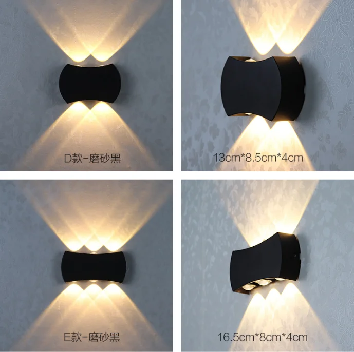 Modern simple creative outdoor waterproof wall lamp LED courtyard lamps gate lamp terrace balcony garden wall light