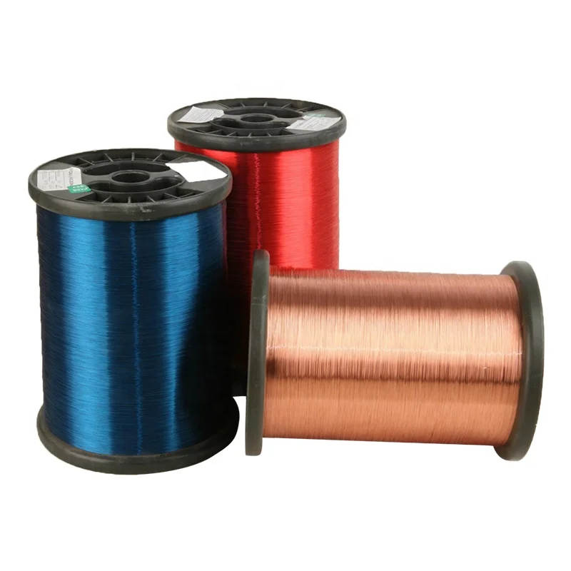 TANKII Factory Price Enameled 6J13 Manganin 43 Green Yellow Red Color Resistance heater Vanish Wire