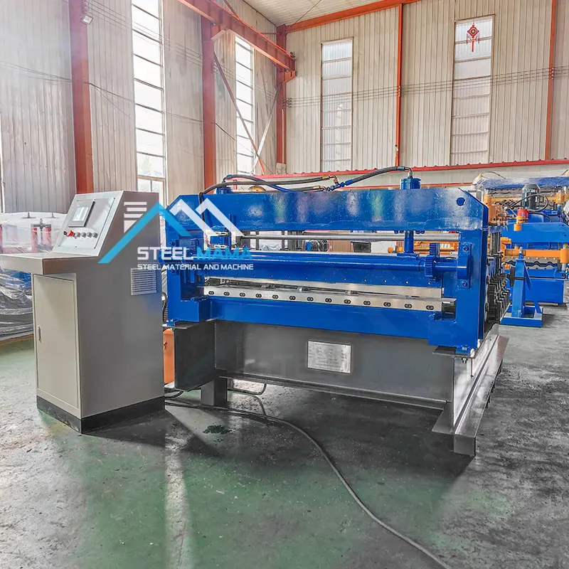 High speed full automatic color steel metal iron sheet  leveling and slitting machine