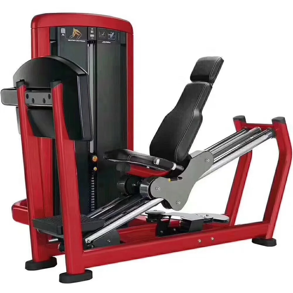 wholesale commercial home gym strength training pin-loaded seated vertical leg press machine gym equipment fitness club