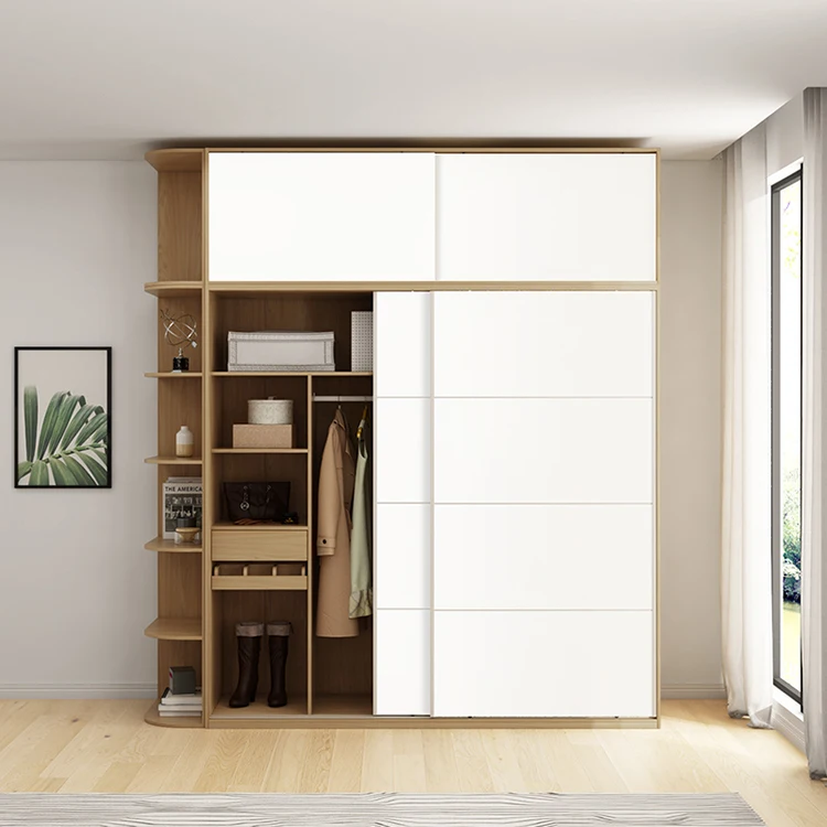 МДФ, квартирный шкаф, раздвижная дверь, деревянный шкаф для спальни