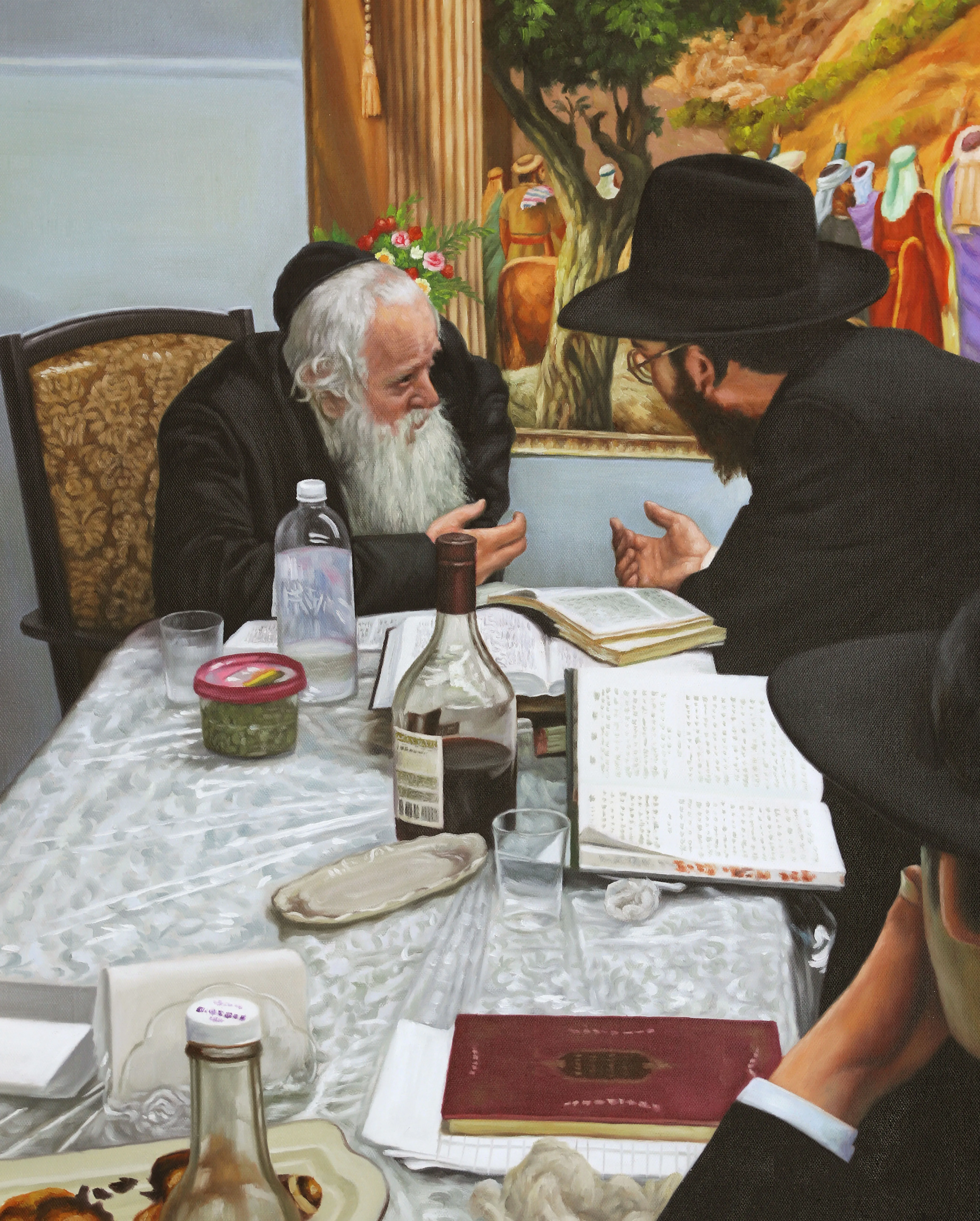 Ручная роспись маслом, настенное искусство, украшение, живопись, портретная живопись на заказ