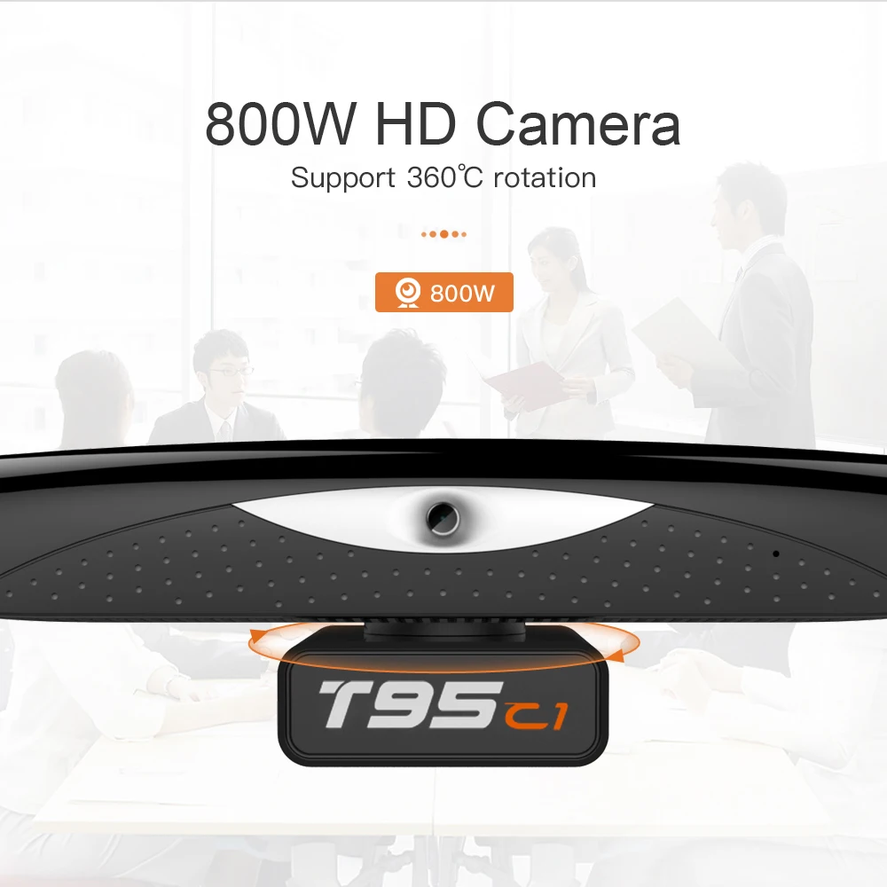 Topleo T95 C1 восьмиядерная веб-камера full hd Конференц-камера 4k для видеоконференций android ТВ-приставка с камерой и микрофоном