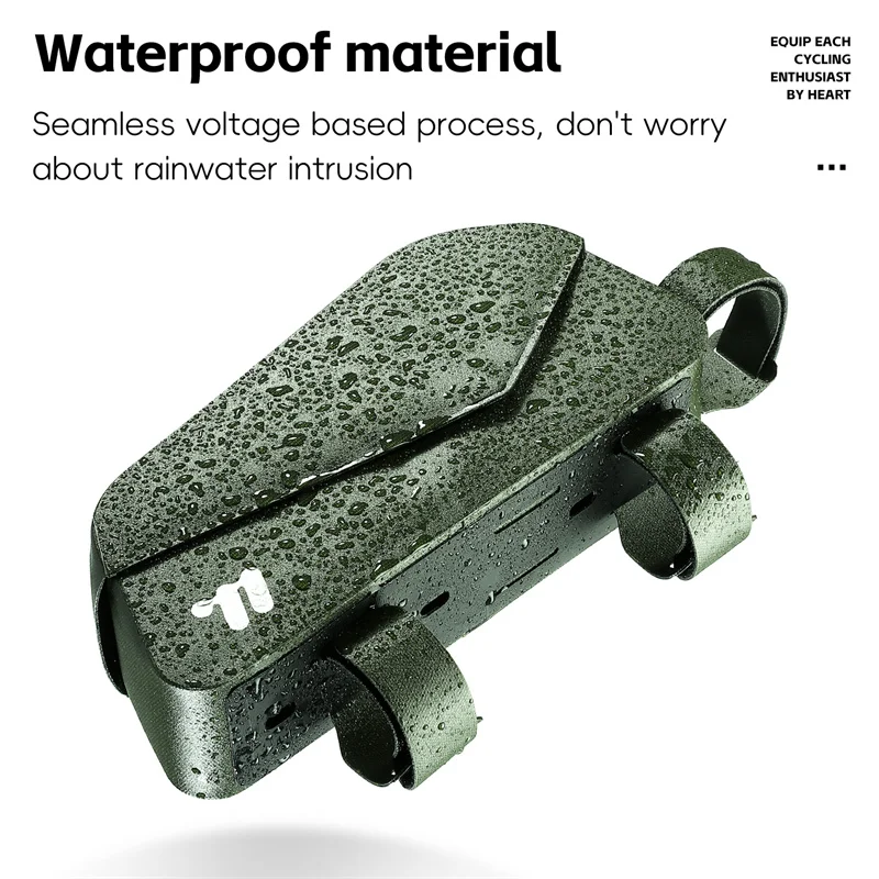 WEST BIKING Bicycle Top Tube Bag Waterproof Bike Frame Bag Magnetic Flip Cover Road Bicycle Bag Cycling Accessories