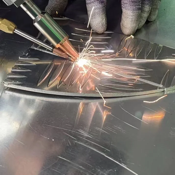 MIG and TIG welding alternatives to hand held laser welding applications for stainless steel carbon steel copper aluminum