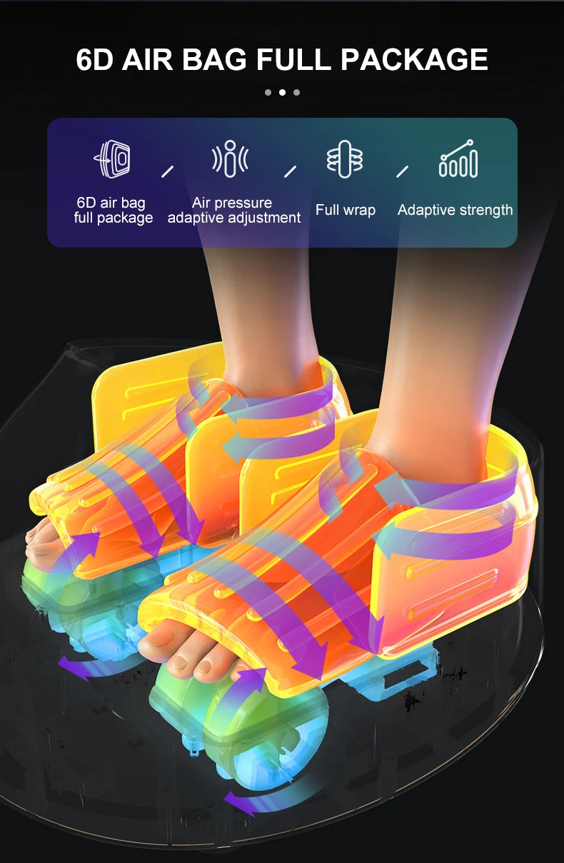 Electric Warmer Leg Acupuncture Shiatsu Foot Acupoint Massager Machine With Calf Leg Pain Relief