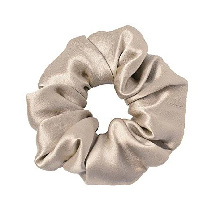 High Quality Luxury 100% 6A Silk Hair Elastic Scrunchy Satin Silk Scrunchie