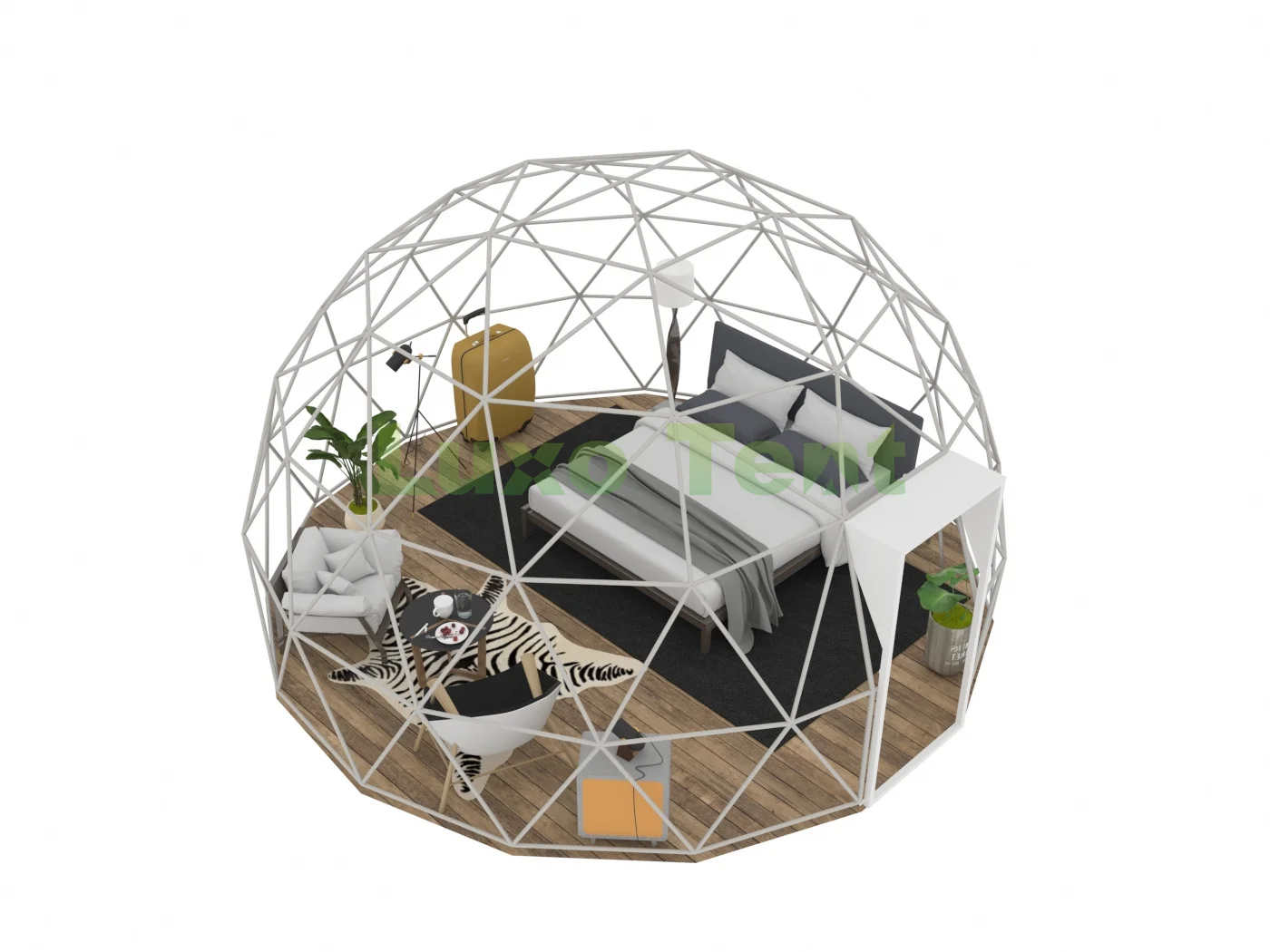 Custom resort tente de luxe glamping tent ball tent geodesic igloo dome houses