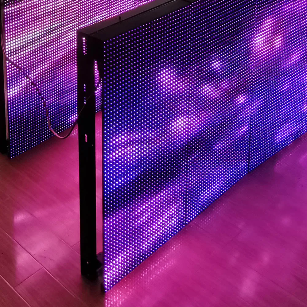 P15 LED PIXEL MESH 64x64 наружный светодиодный экран высокой четкости 4096 для цветного видео анимации синхронизации на компьютере.
