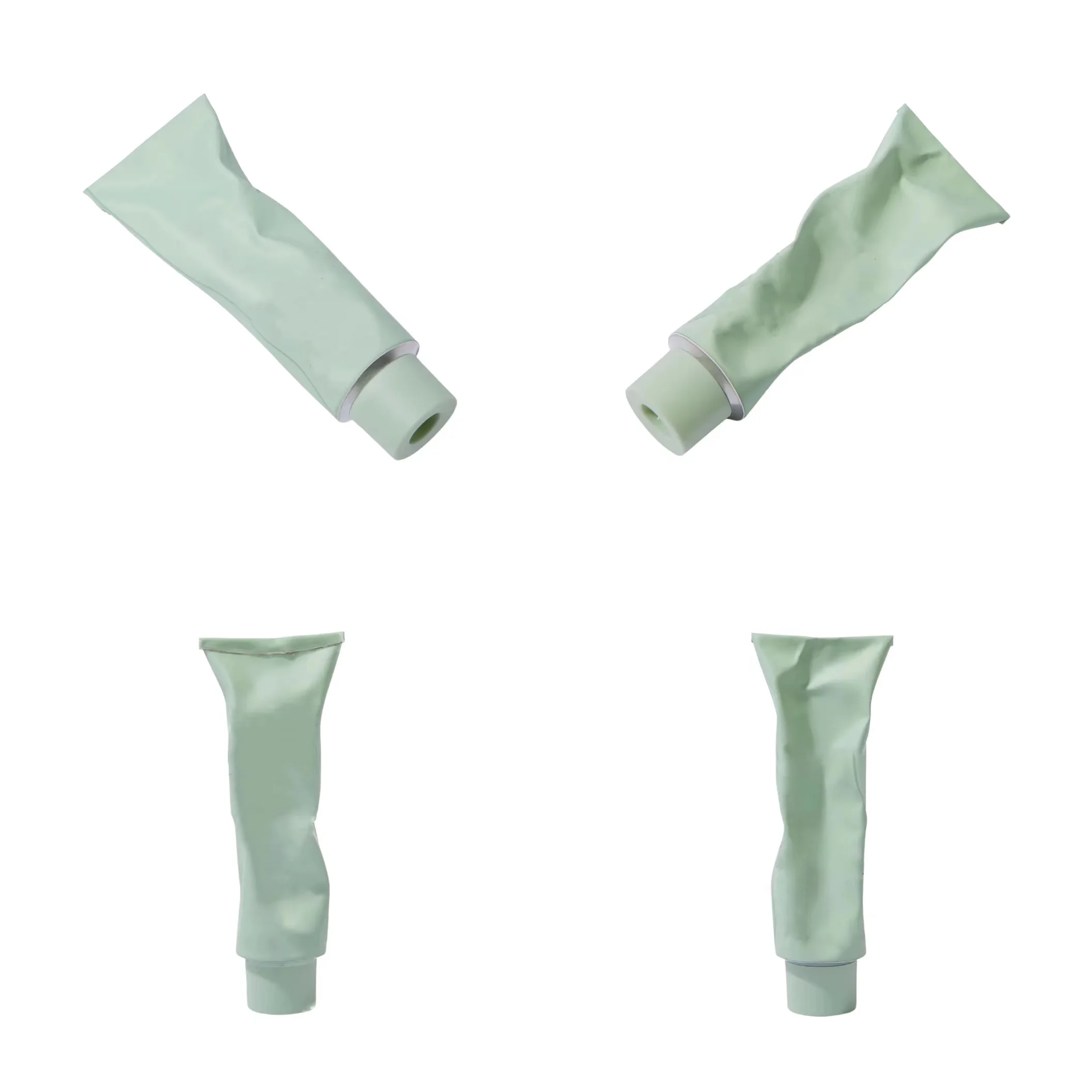 Aluminum Plastic Empty Travel Squeeze Bottle Cream Containers 50pcs/lot Soft Tube Luxury Hot Sale 100ml Custom Wholesale Golden