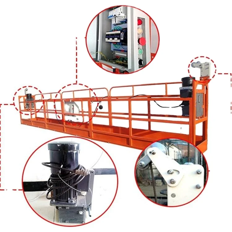 
Rise Building Electric Window Cleaning Equipment Construction Suspended Platform Cradle 
