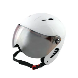 Hot sale outdoor sports skiing snowboard helmet certified skiing helmet with visor