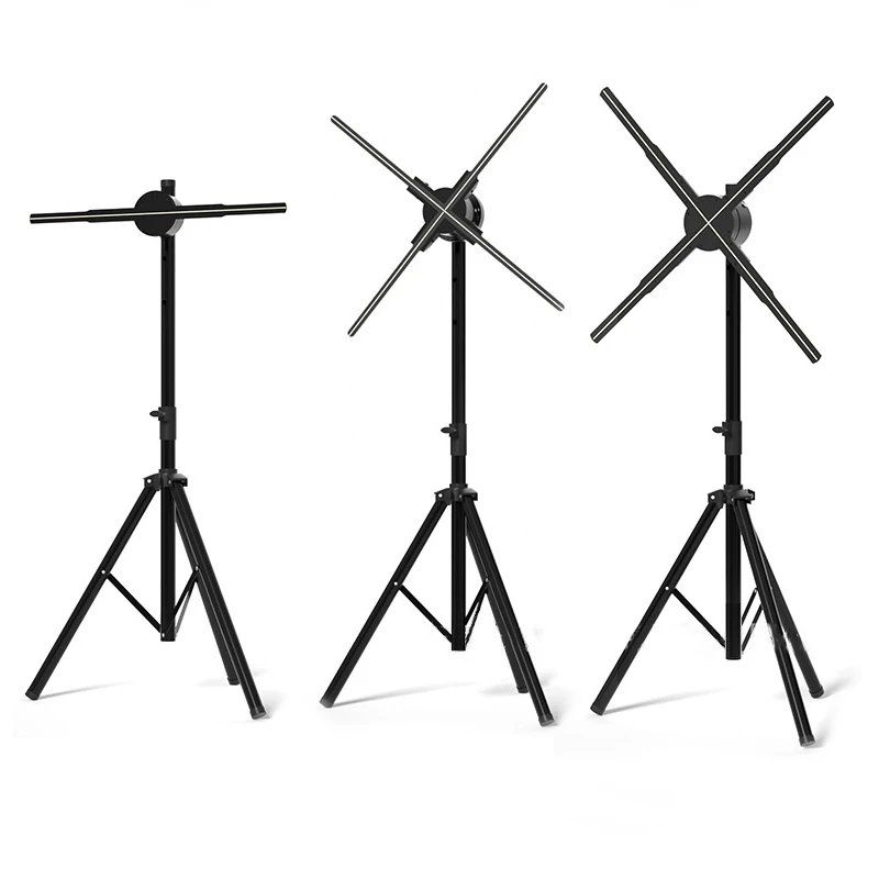 3D Projector Stand Tripod Portable Advertising Fan Tripod Stand for 3d Hologram Fan Projector Adjustable Bracket Stand 3D Fan