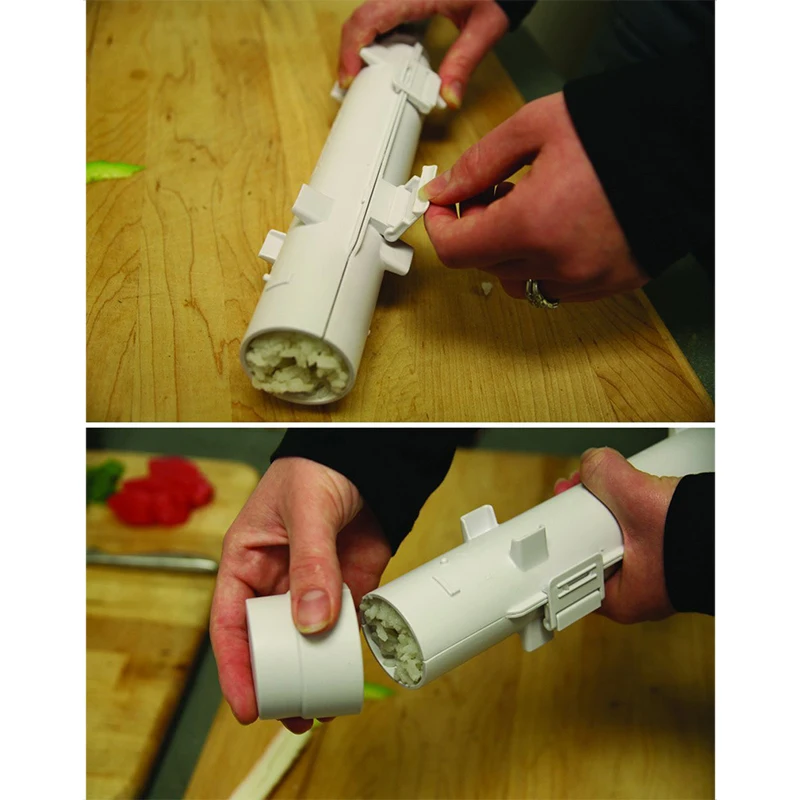 Household cylindrical barrel sushi maker rice ball mould kitchen sushi tool diy rice ball mould