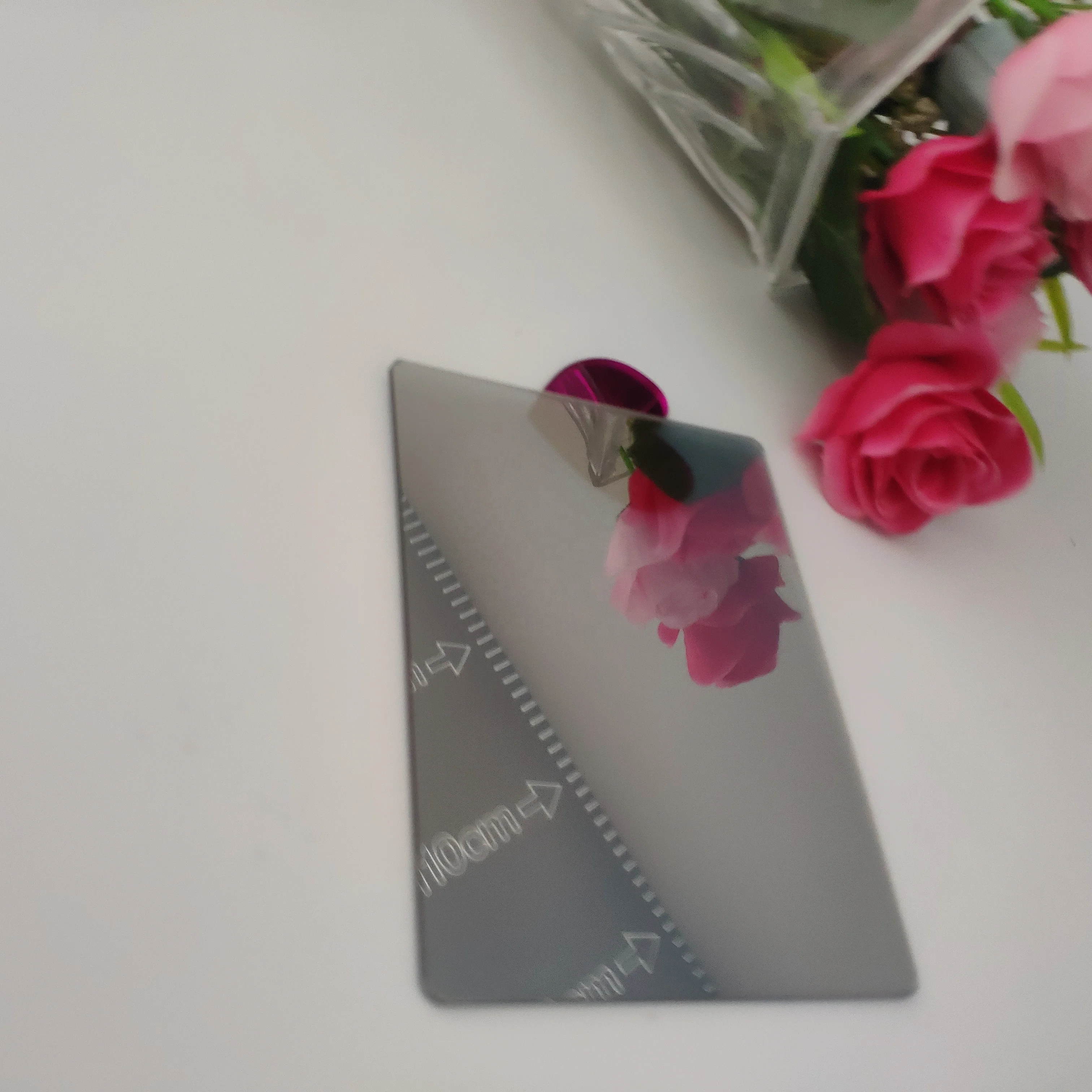 High light transmission plastic two way mirror sheet and cutting service infinity mirror