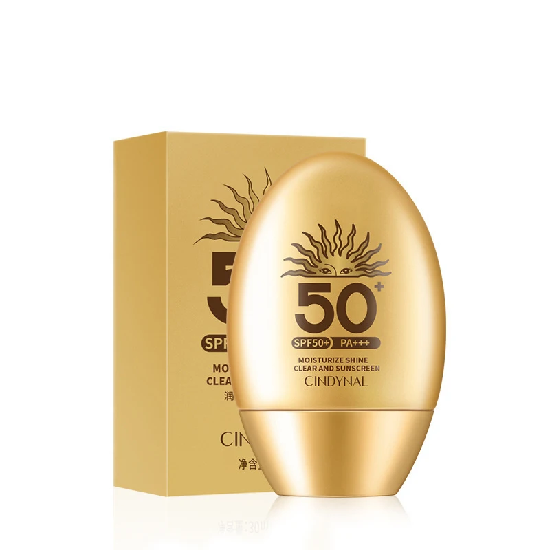 30ml Vegan Waterproof Organic Korean Body Face Natural Sunscreen SPF 50 Cream Private Label Facial Sun Screen Cream