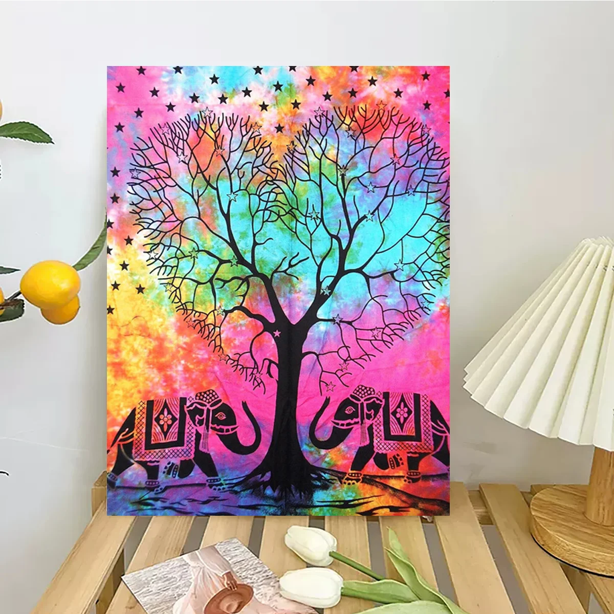Painting By Numbers For Adults Kits Abstract Tree Colorful Picture Handmade Starter Kit Diy Gift For Wall Art Decors 40x50cm