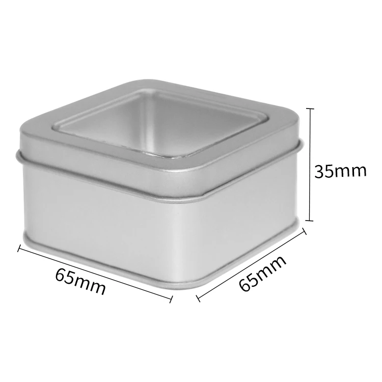 Factory chocolate candy gift cookie storage metal boxes/case/can tin wholesale custom printed square tin box for cosmetic